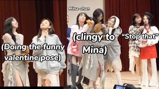 twice being *protective* to mina, then there’s chaeyoung…