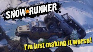 SnowRunner Multiplayer Funny Moments!