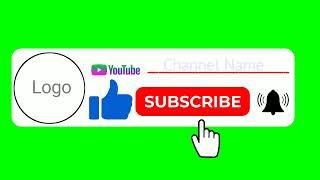 Subscribe Button Green Screen No Copyright || Youtube Subscribe Button Green Screen copyright free