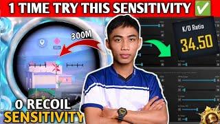 VOKEY PUBG NO RECOIL/ZERO SENSITIVITY CODE | NEW BGMI BEST SENSITIVITY SETTINGS