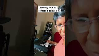 Learning how to reverse a sample on Logic Pro’s Quick Sampler and then play it on the midi keyboard.