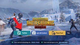 How to Make New PUBG Account with Twitter | How to Create New PUBG Mobile Account With Twitter