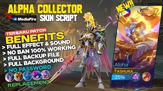 NEW!! Alpha Collector Skin Script No Password | Full Effect & Sound | Terbaru Patch - Mediafire