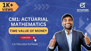 CM1: Actuarial Mathematics | Time Value of Money | Sept/Nov Attempt 2024 | IFoA/IAI