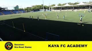 Kaya FC Academy Training Session: Six-Goal Game