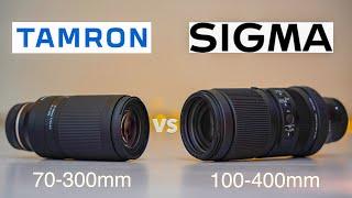 Tamron 70-300 vs Sigma 100-400 for Sony - The Best Telephoto Lens under 900€ - 4K