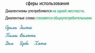 Лексика русского языка с точки зрения сферы обслуживания (5 класс, видеоурок-презентация)