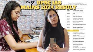 MY UPSC IAS MAINS 2024 RESULT  | Exam result day in my life : UPSC VLOGS