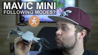 Can the Mavic Mini follow you or track you? | DansTube.TV