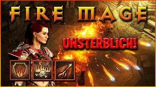 Unsterblicher Feuer-Mage - Endlos Flammenschild! [Diablo 4 Charakter Guide]