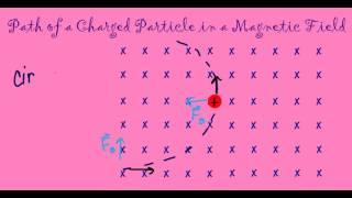 Path of a Charged Particle in a Magnetic Field