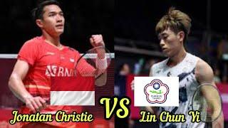 JONATAN CHRISTIE (INA) VS LIN CHUN YI (TPE) BADMINTON MASTERS HSBCBWF 2025!!