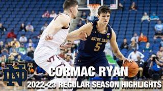 Cormac Ryan 2022-23 Regular Season Highlights | Notre Dame Guard