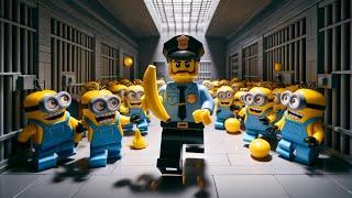 Minion entkommt aus dem Gefängnis: Banane stehlen - Lego Gefängnisausbruch
