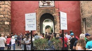 Long Lines at Alcázar, Sevilla