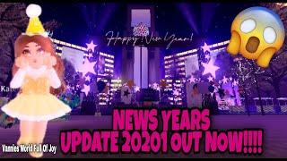  NEW YEARS 2021 UPDATE OUT NOW IN ROYALE HIGH!!! Vannies World Full Of Joy