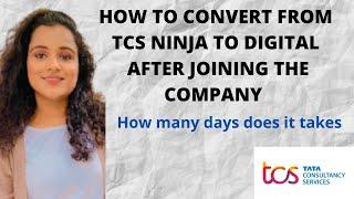 How To Upgrade From TCS Ninja to TCS Digital after joining the company