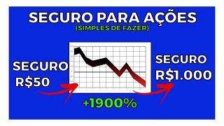 COMO PROTEGER SUAS AÇÕES: SEGURO O QUE É E DICA DE QUANDO FAZER | COMPRA DE PUT | LONG PUT