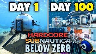 I Spent 100 Days In Hardcore Subnautica Below Zero