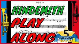 Hindemith - Sonata for Trumpet and Piano (Backing track, Play along, Accompaniment)