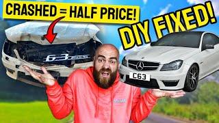 Is It Worth Buying Crashed Cars Anymore? - Mercedes C63