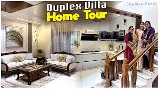 Luxury home tour | Home Tour | Interior tour | duplex villa | Telangana Pilla | modern home