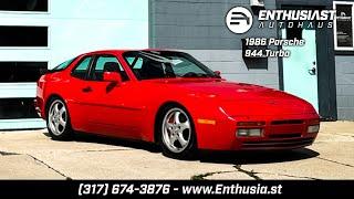 1986 Porsche 944 Turbo Walk Around