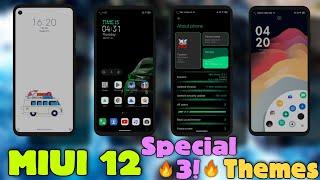 MIUI 12 Top 3 Secret Premium Themes | Special Ui Features Try Now 