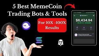 5 Best Memecoin Trading Bots and Tools For 100X Memecoins In 2025/ Solana Memecoin Tools