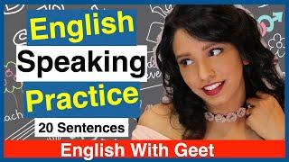 English Speaking Practice | Daily Use Sentences | English Phrases for Beginners | English With Geet