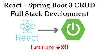 [NEW] React + Spring Boot CRUD Full Stack App - 20 - Add Employee Form Handling in React App