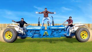 We Made Jumbo Tractor- Will It Work? डबल इंजन वाला महा सुपर ट्रेक्टर