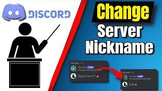 How To Change Discord Server Nickname