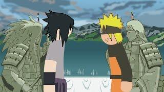 Naruto Vs Sasuke Stick Fight!!
