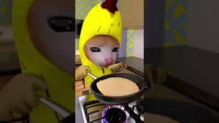 Banana Cat And Pancakes  | Banana Cat And Whiny Situation 