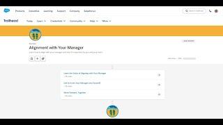 Alignment with Your Manager Trailhead Answer | #trailheadbadges