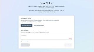 Free AI Voice Generator! Make Text Talk Like YOU with AudioBox