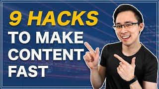 How to Create Content Fast | 9 Content Marketing Tips