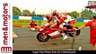 Super Fast Pillion Ride On A Motorcycle