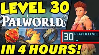 HOW I GOT LEVEL 30 IN 4 HOURS IN PALWORLD! Best Possible Palworld Update Starting Guide!