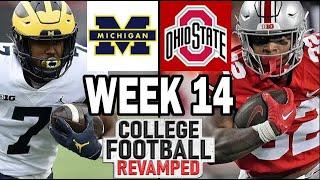 Michigan at Ohio State  - Week 14 Simulation 2024 Rosters (NCAA 14)