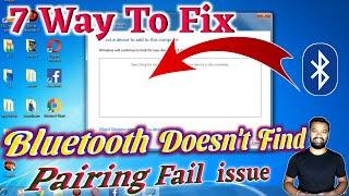 How to Fix Bluetooth doesn't Find || Bluetooth Not Pairing With Any Device 