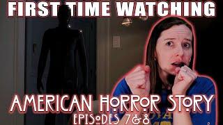 American Horror Story: Murder House | Ep. 7 + 8  | First Time Watching Reaction | Who's Rubber Man?!