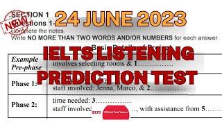 24 June & 29 June IELTS Listening Test 2023 With Answers key #ielts #ieltslisteningtest