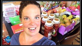 Once-a-Month Grocery Haul SEPTEMBER for a LARGE FAMILY