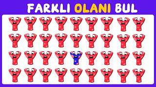 FARKLI OLANI BUL! Sadece En DİKKATLİ Kişiler Bulabilir Sayılar ve Harfler Özel | Emoji Bulmaca|