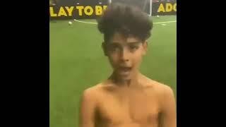 Cristiano Ronaldo Jr. moving just like his father 