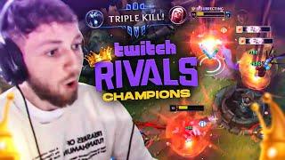 we dethroned Tyler1 as the new Twitch Rivals CHAMPIONS!!