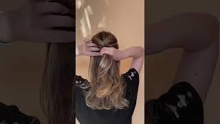 Причёска на основе косы «Рыбий хвост». #прически #волосы #hair #hairstyles #hairtutorial #updo