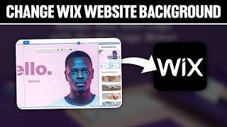 How To Change Background On Your Wix Website 2024! (Full Tutorial)